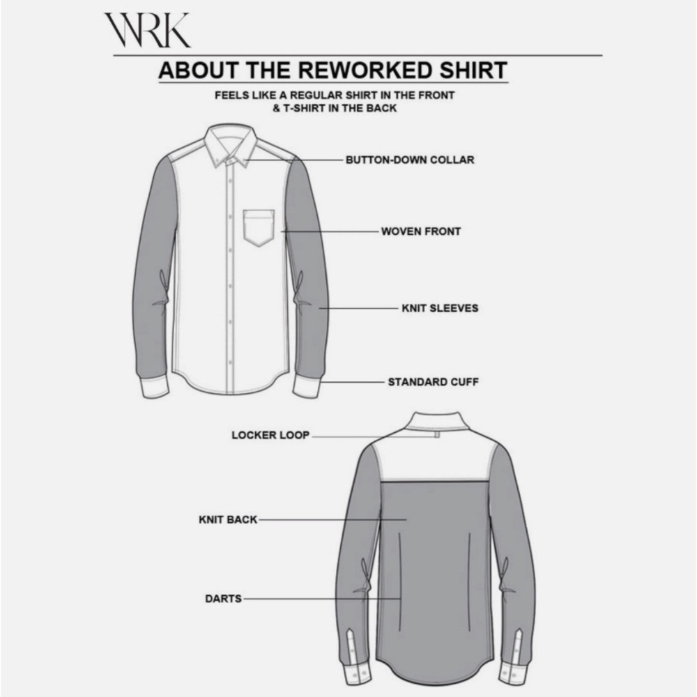 W.R.K The Reworked Shirt Blue - Picture 5 of 5